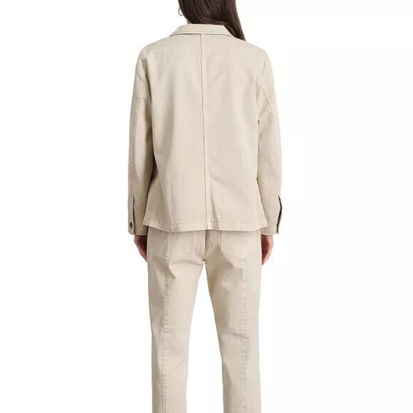 Alex Mill Britt Work Jacket | Putty Beige Cotton Utility Jacket | Size XL | NWT - Picture 5 of 5